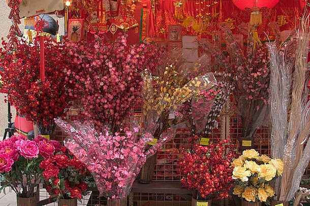 塑料花受欢迎的装饰中国人一年春天节日