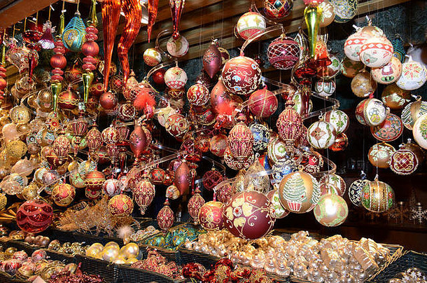 圣诞节市场产品，维也纳