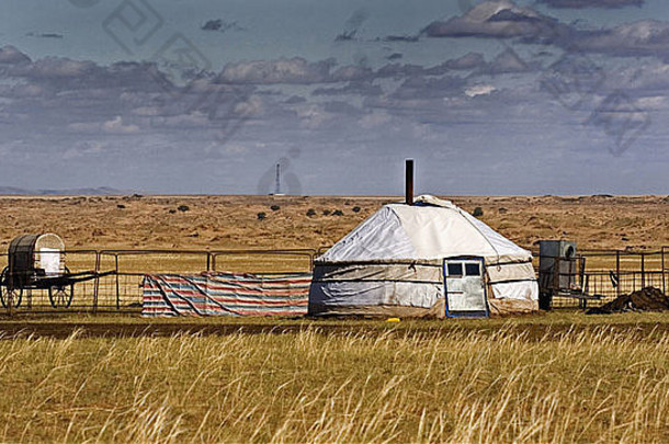 蒙古包或蒙古包位于中国东北部的内蒙古自治区