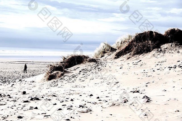 rhoshilli海滩高尔penninsular威尔士