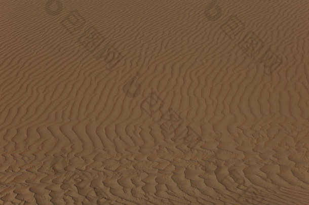 沙丘的波浪形态