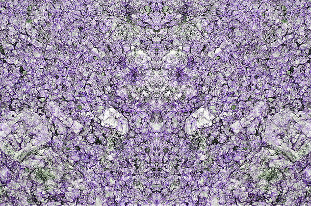 紫色的大理石石头表面装饰作品纹理
