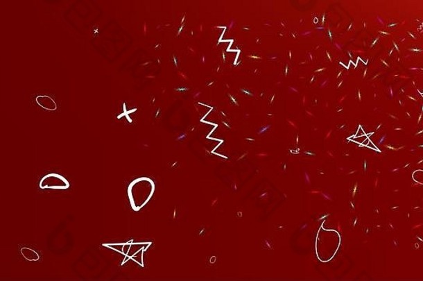纯空间幻想背景纹理图形专业色彩的插图网红色的彩色的美妙的彩色的纹理空间星星与