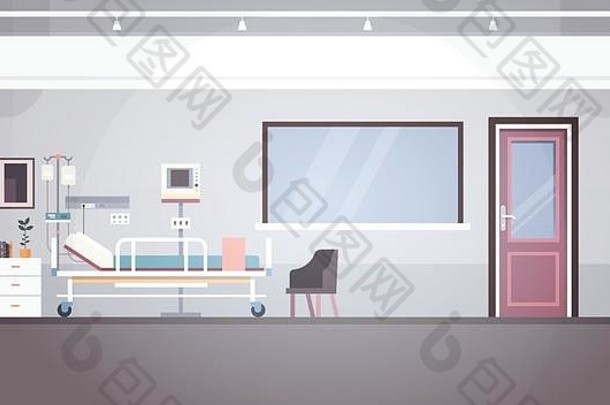 医院房间室内密集的治疗病人病房横幅复制空间