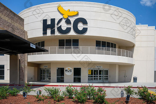 德克萨斯州休斯顿——2019年6月26日：休斯顿社区学院（HCC），西环校区。HCC是一所开放<strong>招生</strong>的公立高等<strong>教育</strong>机构