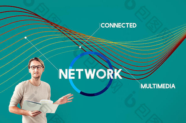 网络沟通连接网络概念