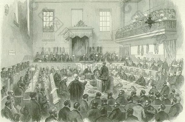 1869年在自治区法院审理布拉德福德选举请愿书
