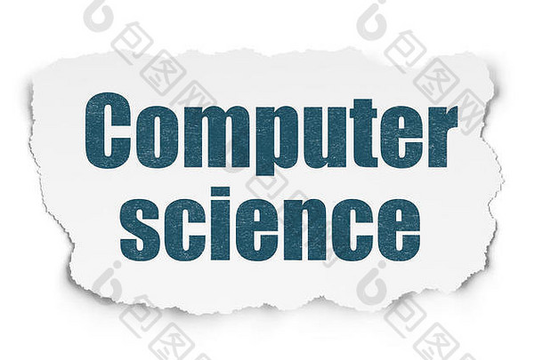 科学概念：纸背景下的计算机科学