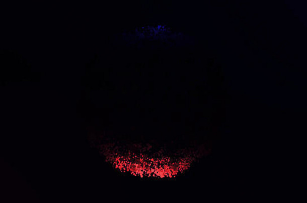 神奇的闪闪发光的粒子圆动画发光的旋转发光的螺旋封面色彩斑斓的闪亮的旋转光粒子环形状