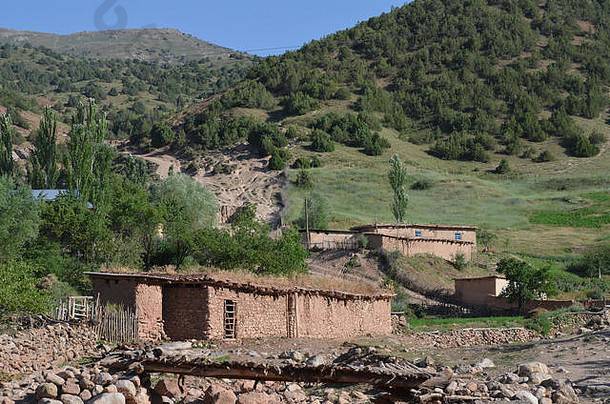乌兹别克斯坦东南部帕米尔-阿莱山脉希萨尔山脉的一个偏远村庄