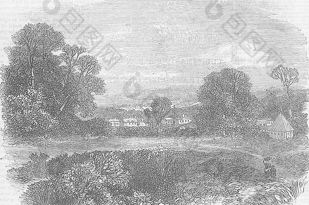 1865年，牙买加蓝山栗色镇爆发疫情。图文并茂的伦敦新闻
