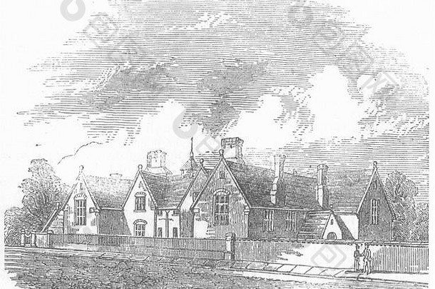 肯特新政教区学校1853年。图文并茂的伦敦新闻