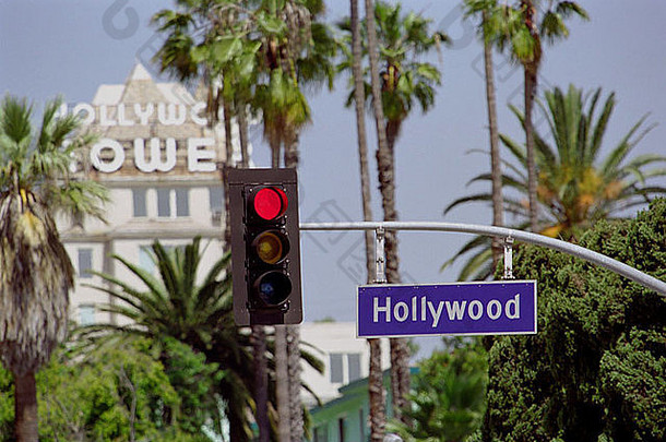 好莱坞大道红灯