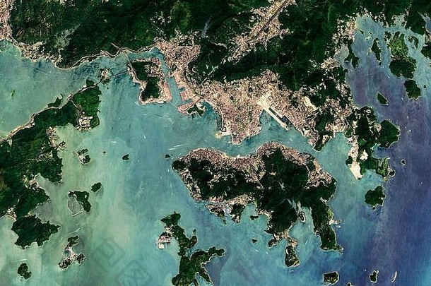 香港卫星影像