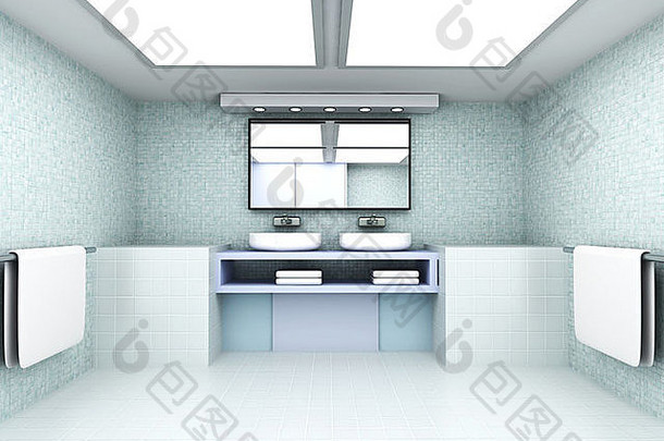 现代浴室