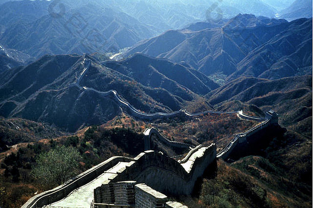 八达岭伟大的墙中国西北北京
