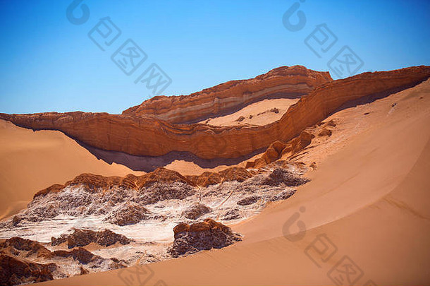 圆形<strong>剧场</strong>美丽的地质形成月亮谷阿塔卡马沙漠智利