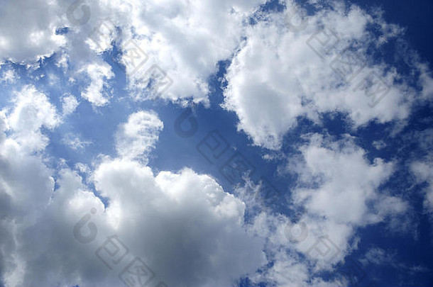 空气，大气，蓝色，气候，云，积云，自然，季节，天空，背景，节拍，美丽，美丽，蓝色，斑纹，气候，云，