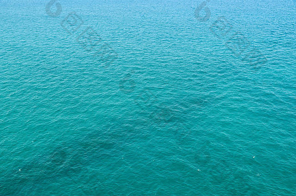 蓝色的海洋水纹理背景