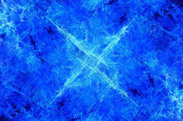 蓝色的发光的神秘的能源空间电脑生成的摘要背景