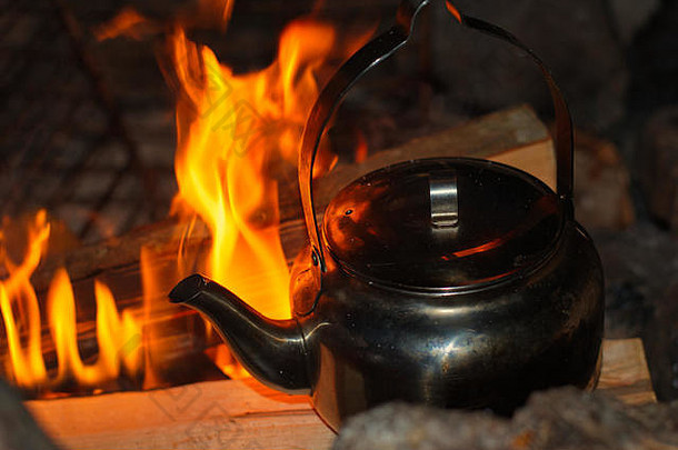 篝火咖啡锅