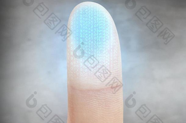 手指紧迫的虚拟按钮指纹鉴定法扫描仪