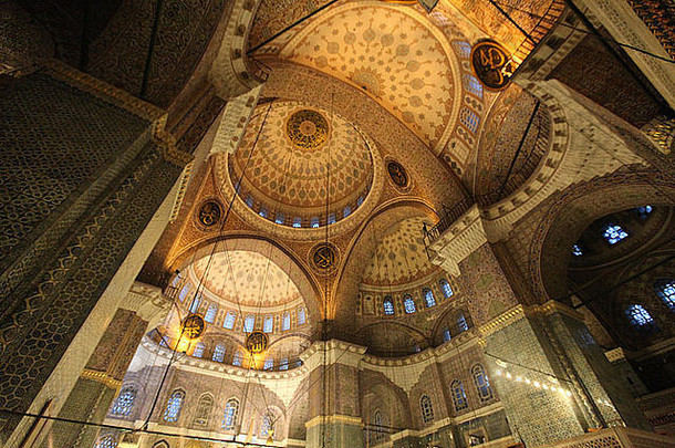 细节清真寺海岸金角伊斯坦布尔