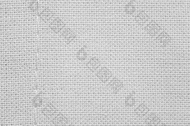 白色织物背景网格模式编织纹理