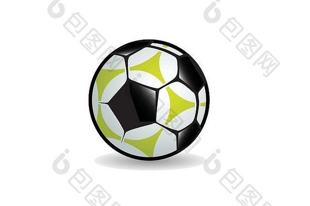 美国足球世界杯欧洲足球为球图形图标标志