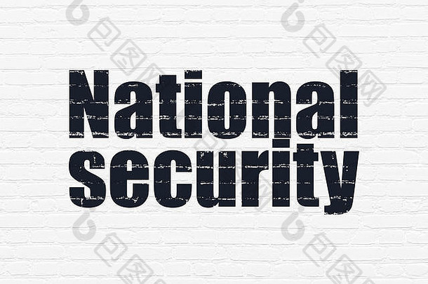 安全概念国家安全墙背景