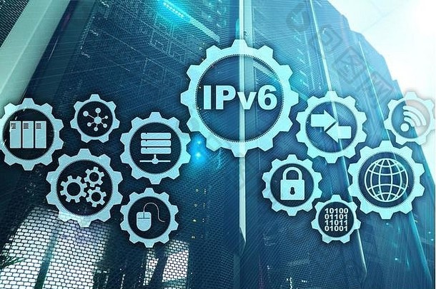 ipv互联网协议服务器房间背景业务技术互联网网络概念