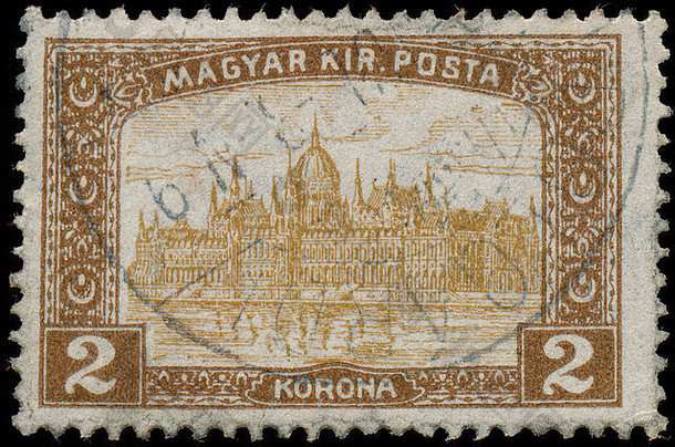 匈牙利约邮票印刷匈牙利显示图像议会房子约