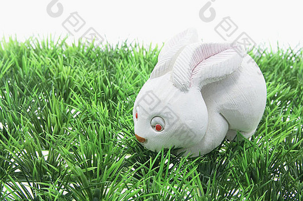 复活节白色兔子草