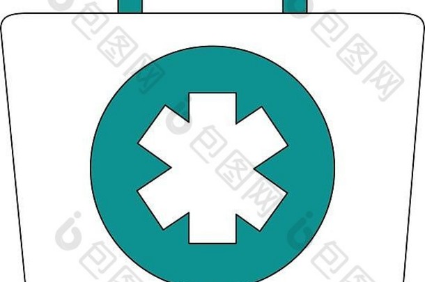 援助工具包医疗保健图标图像