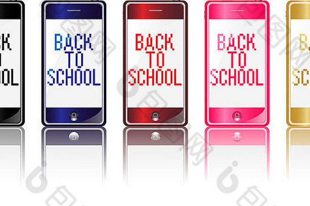 集颜色现代手机回来学校消息