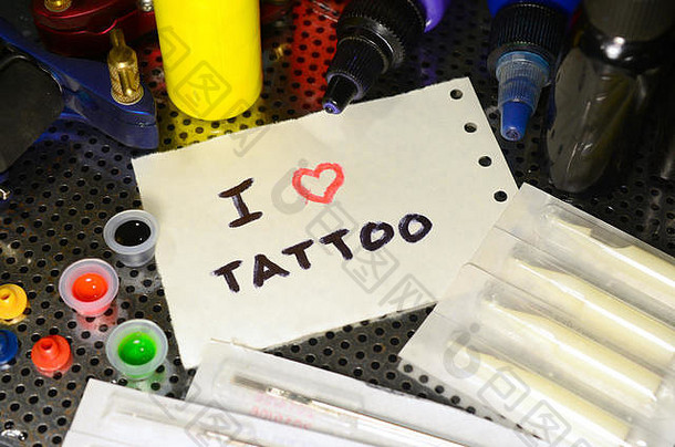 爱纹身文本写小表纸设备纹身