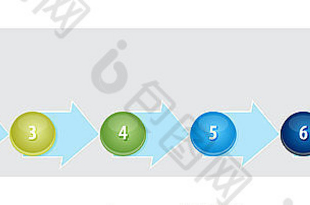 空白业务策略概念信息图表图插图组织过程步骤