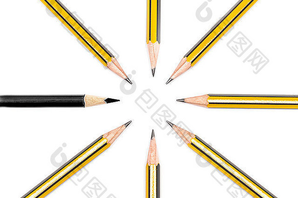 铅笔少数民族业务概念