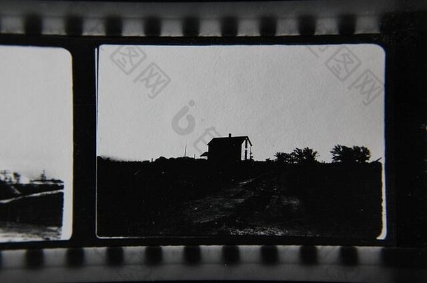 细古董联系打印黑色的白色极端的摄影农村小屋隐蔽的私人区域