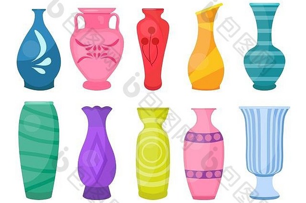 陶瓷花瓶集现代平风格古董陶器经典能碗手工制作的装饰陶瓷花瓶Jar插图