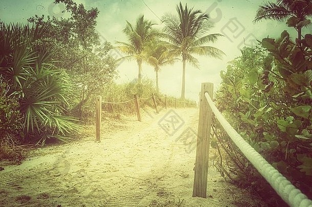 通路海滩迈阿密海滩