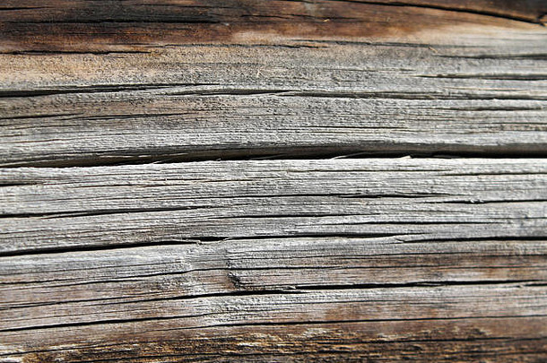 木纹理自然模式内部树背景垃圾饱经风霜的灰色木墙木板纹理背景