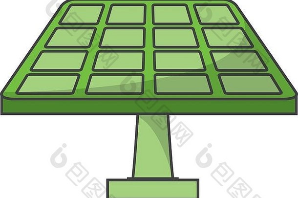 孤立的太阳能面板设计
