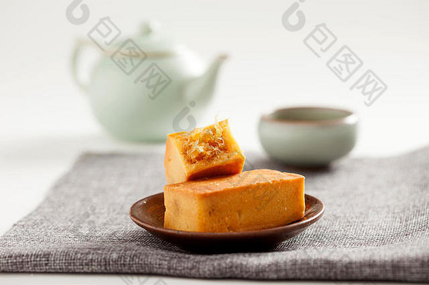 台湾著名的甜点菠萝糕点蛋糕