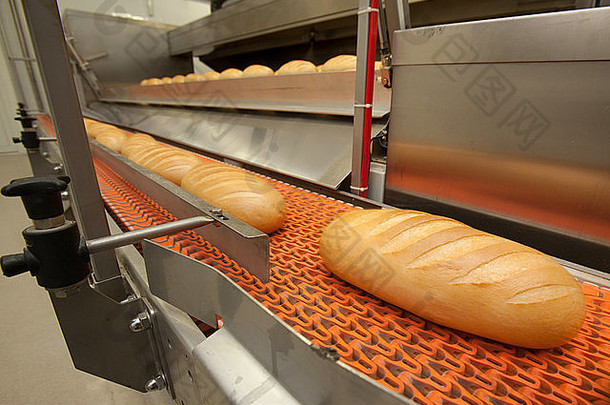 面包面包店食物工厂白色面包面包