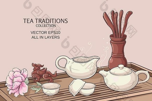 茶仪式插图