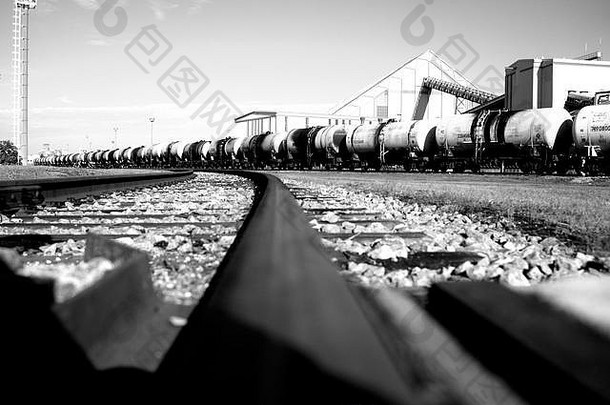 Rails铁路铁路铁路跟踪行路工业工业背景行业的角度来看