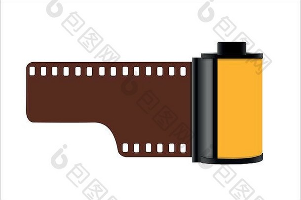 负电影经典模拟摄影电影格式发展中底片电影卷盒式磁带过程