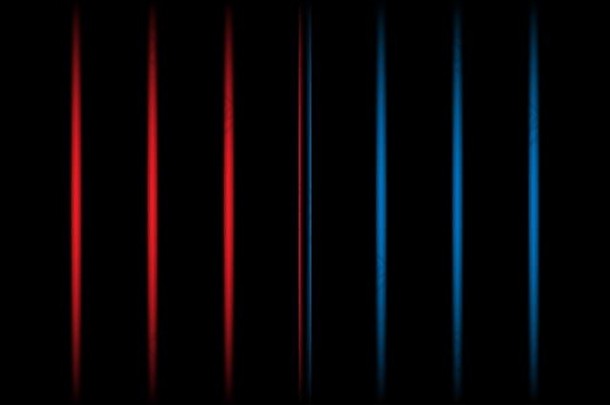 红色的蓝色的垂直衰落霓虹灯光元素黑色的背景未来主义的摘要模式