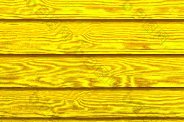 黄色的木墙背景纹理